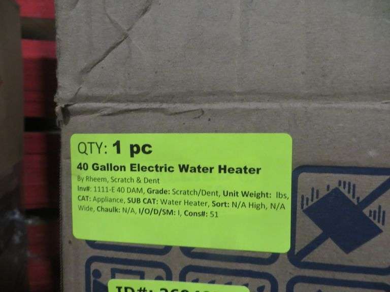 Richmond Essential 40 Gallon Electric Water Heater *See Desc