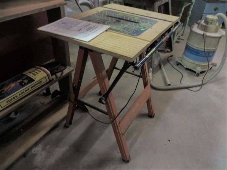 Hirsh Folding Saw Table Lambrecht Auction, Inc.