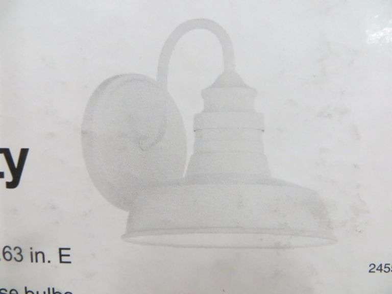 Hampton Bay Bath Vanity Light - Lambrecht Auction, Inc.