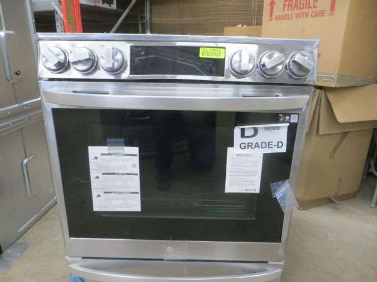 LG Electric Range Black & Stainless Lambrecht Auction, Inc.
