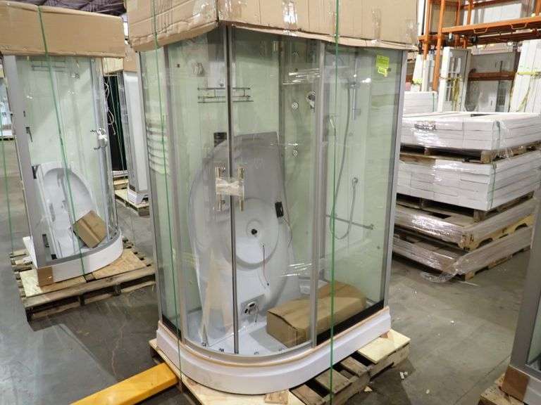 Luxury Shower Enclosure Jetted 32" x 47" x 84" LHD Lambrecht Auction