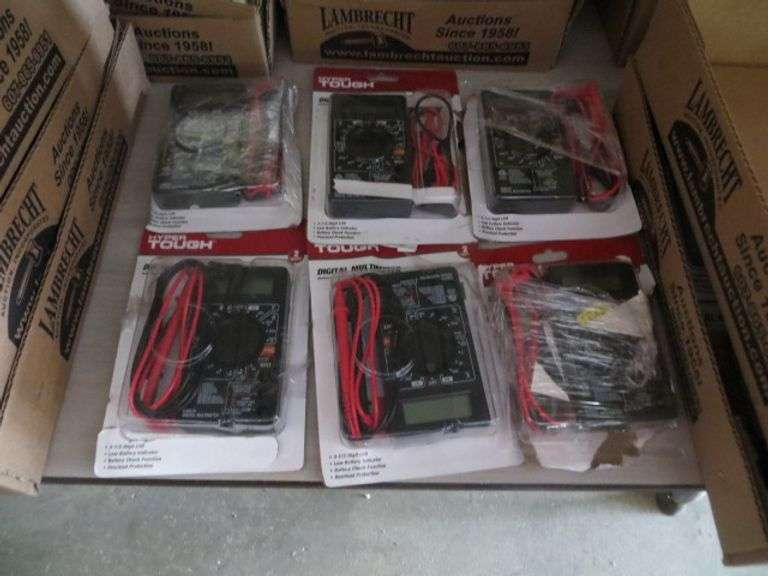 Hyper Tough Digital Multi Meter (6) - Lambrecht Auction, Inc.