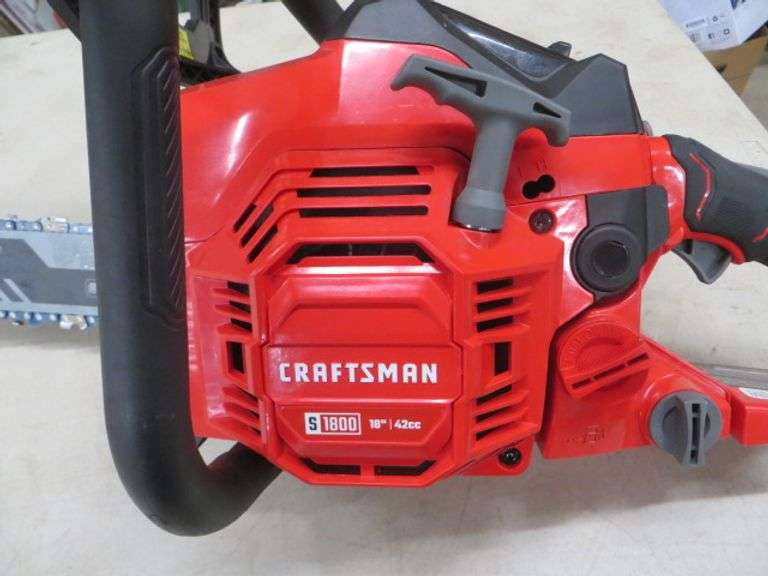 Craftsman S1800 18" Chainsaw - Lambrecht Auction, Inc.