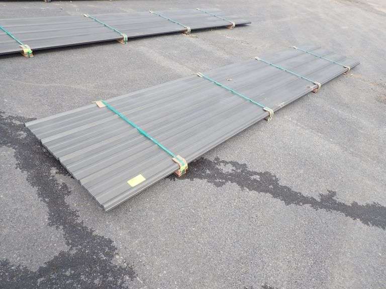 Galvanized Corrugated Metal Panel 3' x 16' Lambrecht Auction, Inc.