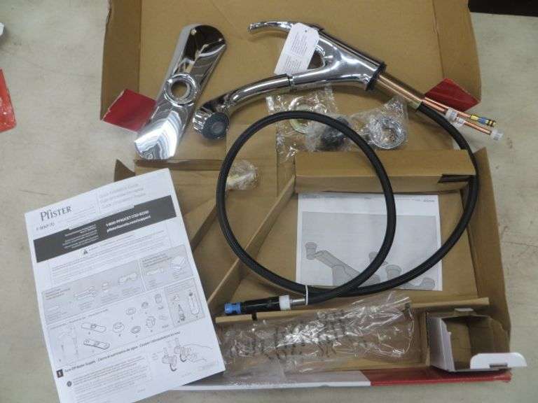 Pfister Pull Out Kitchen Faucet Model FWKP701C Lambrecht Auction, Inc.