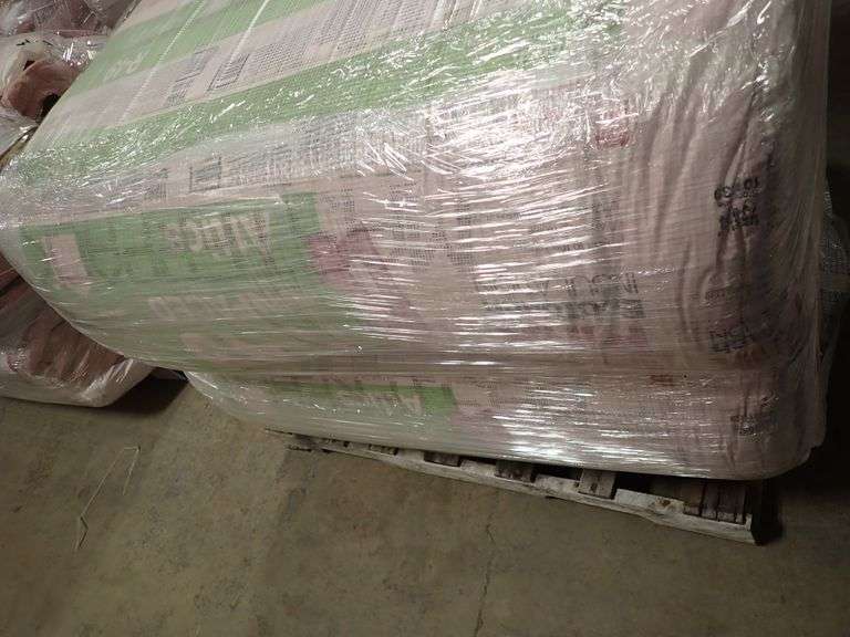 R 49 Unfaced Fiberglass Bagged Insulation Lambrecht Auction, Inc.