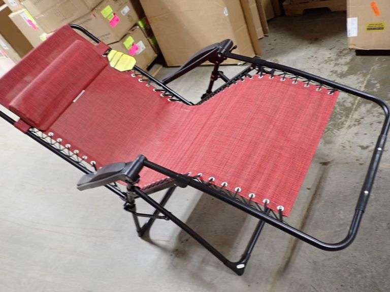 Red Colored Anti Gravity Chair Lambrecht Auction, Inc.