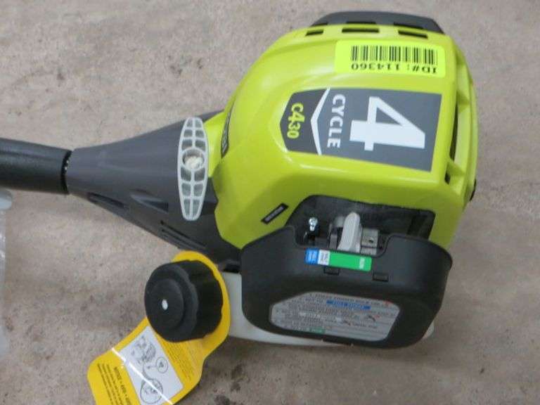 Ryobi 4 Cycle String Trimmer C430 - Lambrecht Auction, Inc.