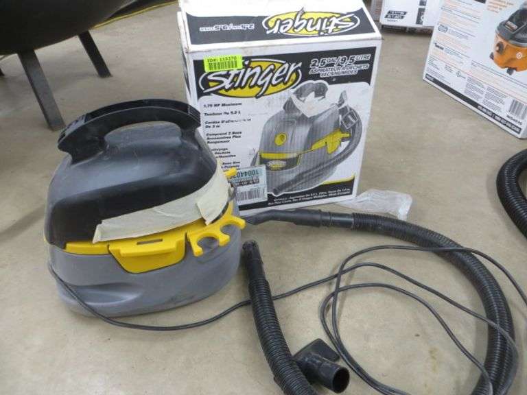 Stinger 2.5gal Wet/Dry Vac See Details Lambrecht Auction, Inc.