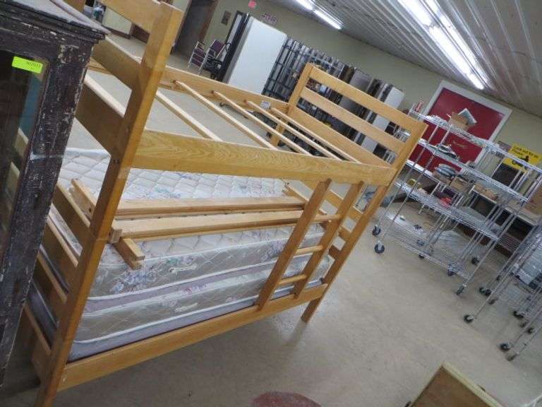 Maple Bunk Beds See Details Lambrecht Auction, Inc.
