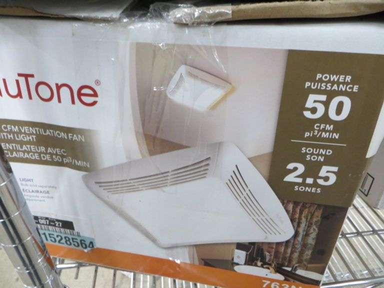 Nutone 50cfm Ventilation Fan - Lambrecht Auction, Inc.