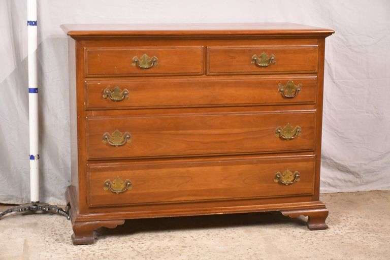Kling solid cherry 2 over 3 drawer dresser; 559675 R.H. Lee & Co