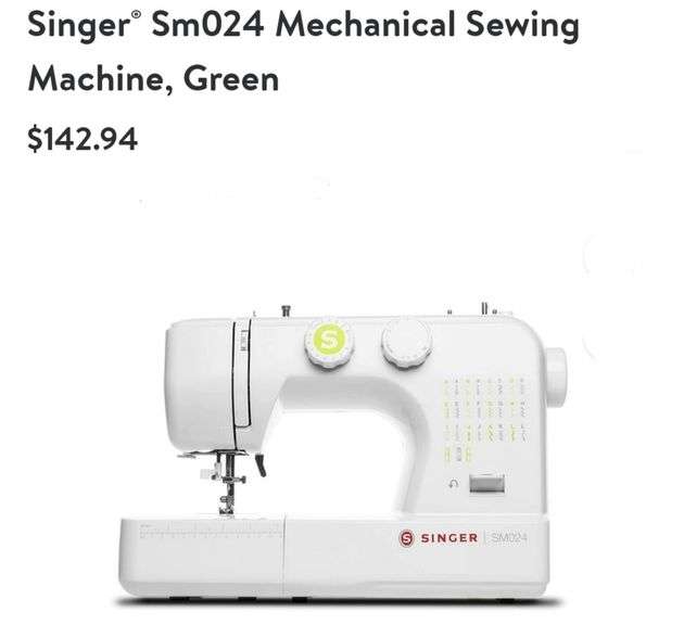 Singer sm024 Mechanical Sewing Machine Lexington Online Auction