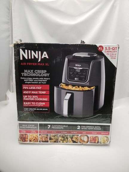 Ninja AF161 Max XL Air Fryer that Cooks, Crisps, Roasts, Bakes, Reheats