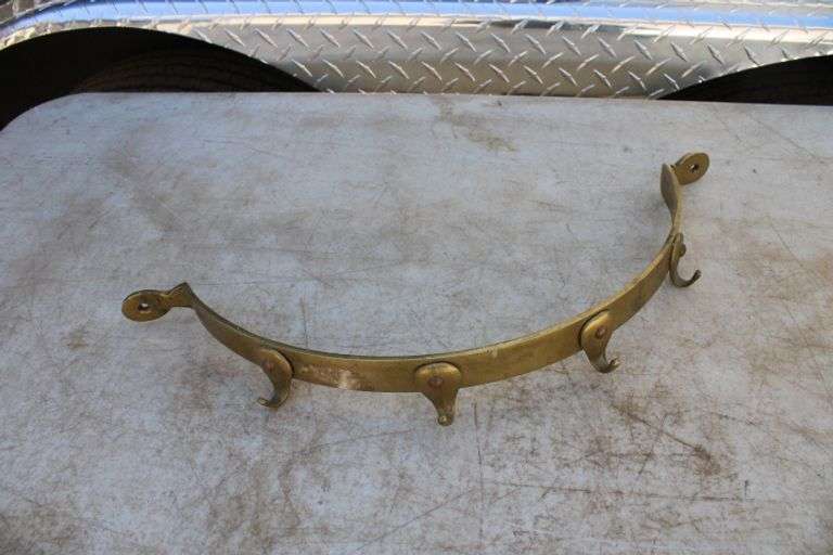 Brass Coat Rack curved Lee Real Estate & Auction Service