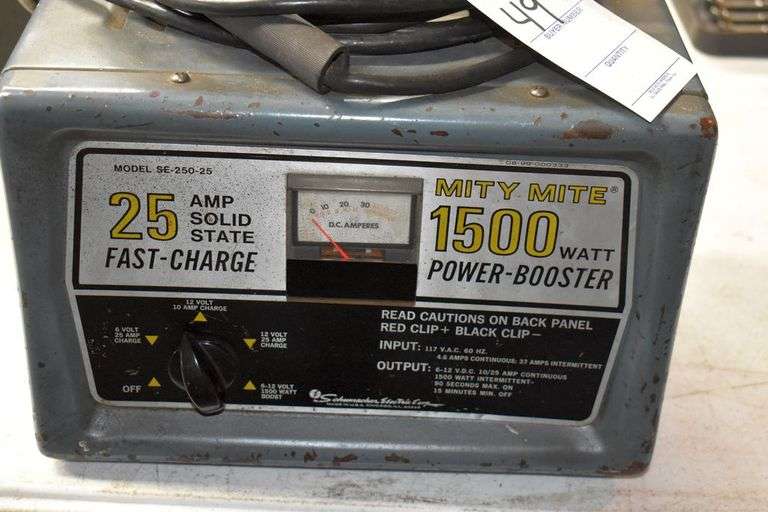 Schumacher Mity Mite 1500 Watt Power Booster, 25 Amp Solid State Charge