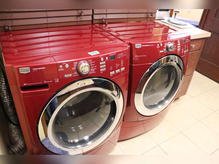 Maytag 4000 series washer and Maytag 5000 series dryer, approx. 10