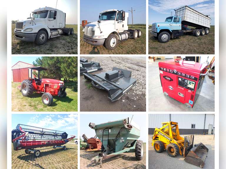 September 8th Online Equipment Auction Adam Marshall Land & Auction, LLC