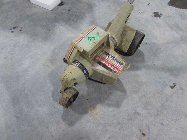 Craftsman electric edger Adam Marshall Land & Auction, LLC