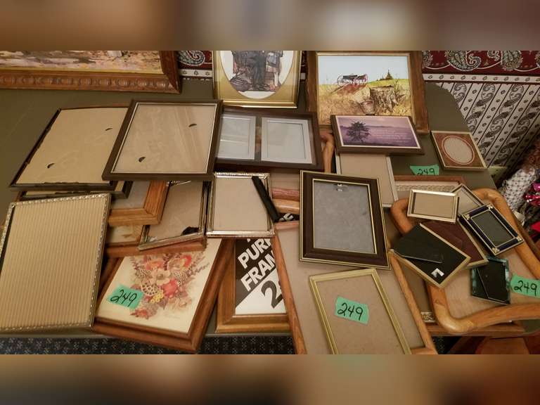 Lots of Picture Frames Adam Marshall Land & Auction, LLC