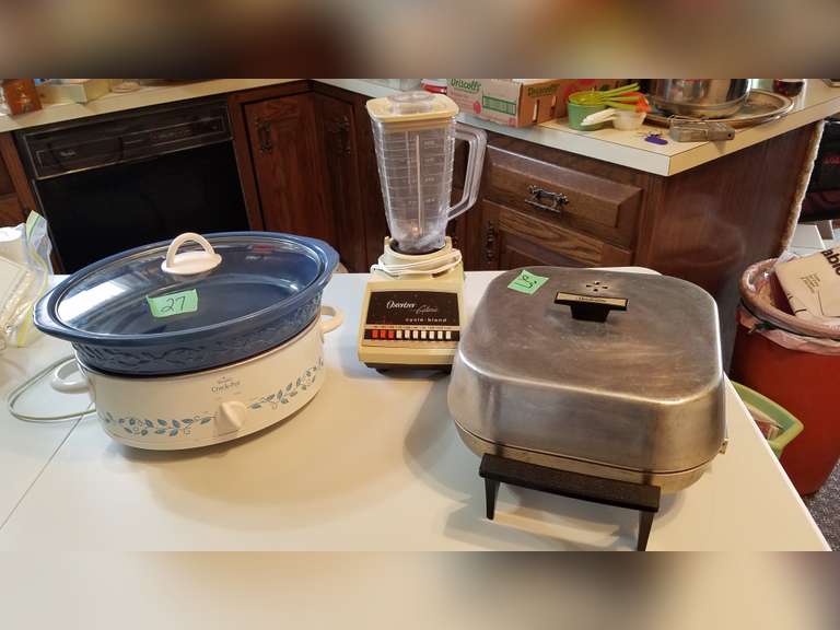 Sunbeam Electric Skillet, Rival Crock Pot and Osterizer Adam Marshall