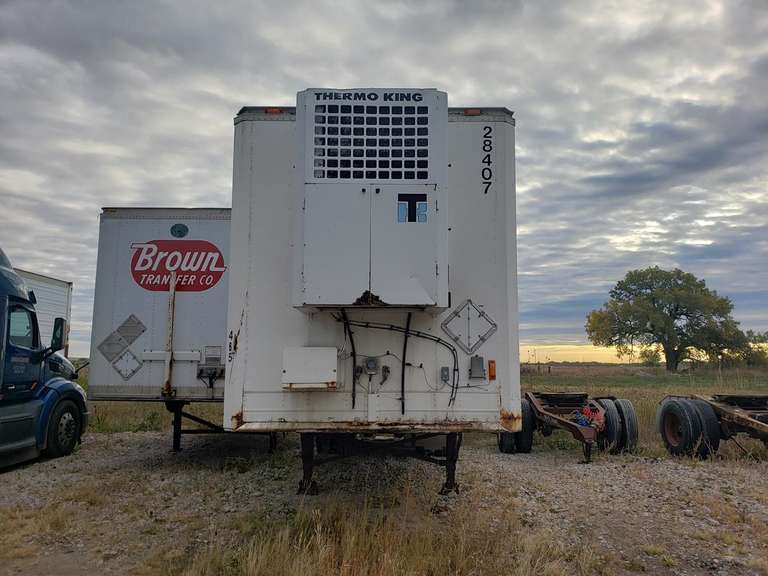 (North Platte, NE) 1987 Great Dane 28FT Pup Reefer Van Trailer 28407