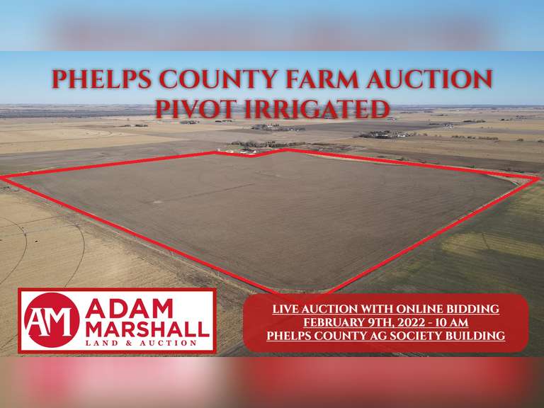Phelps County Pivot Irrigated Farm Auction 154.59 Acres Adam