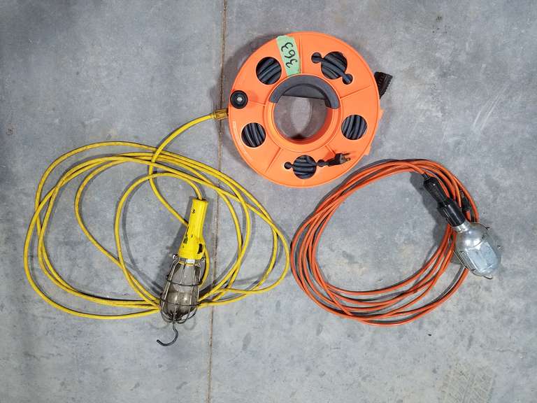 (2) Trouble Lights and (1) Rolled Extension Cord Adam Marshall Land