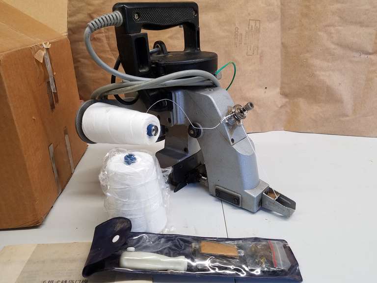 Portable Electric Bag Closer W/Manual, 30 New Spools of String and Over