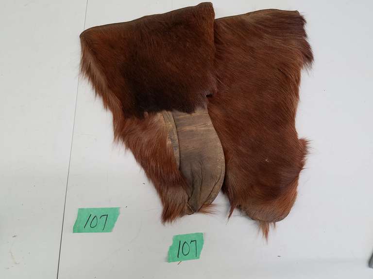 Horse Hide Mittens Adam Marshall Land & Auction, LLC