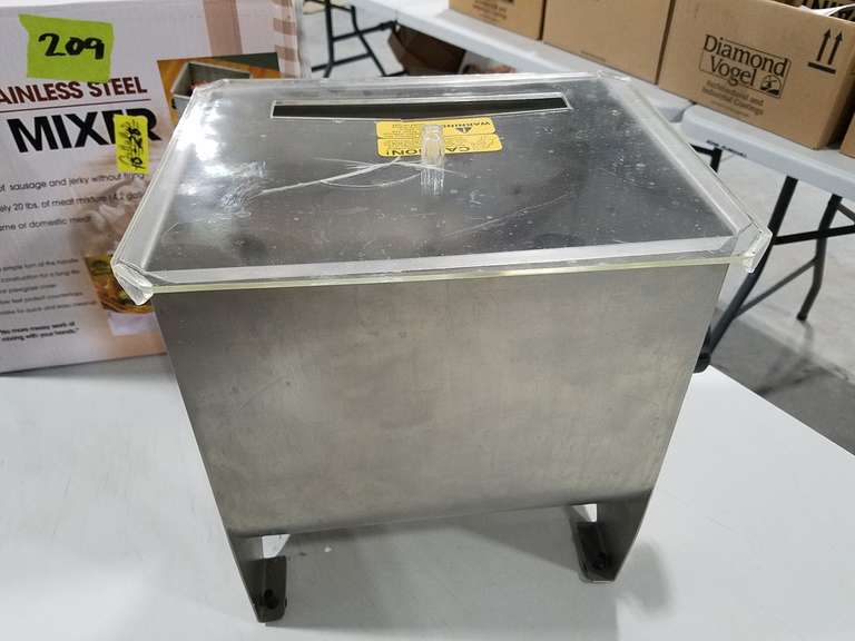 Cabela's SS Meat Mixer 20LB Adam Marshall Land & Auction, LLC