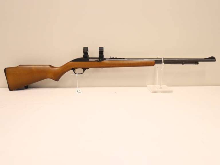 Marlin Model 60 SemiAuto Rifle 22 LR W/Weaver Scope Mounts, No
