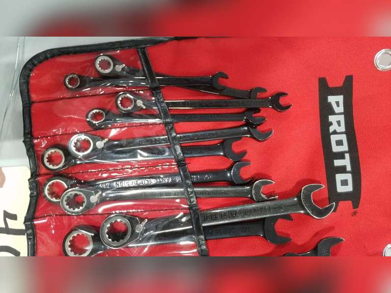Proto SAE Ratchet Wrench Set (18) Adam Marshall Land & Auction, LLC