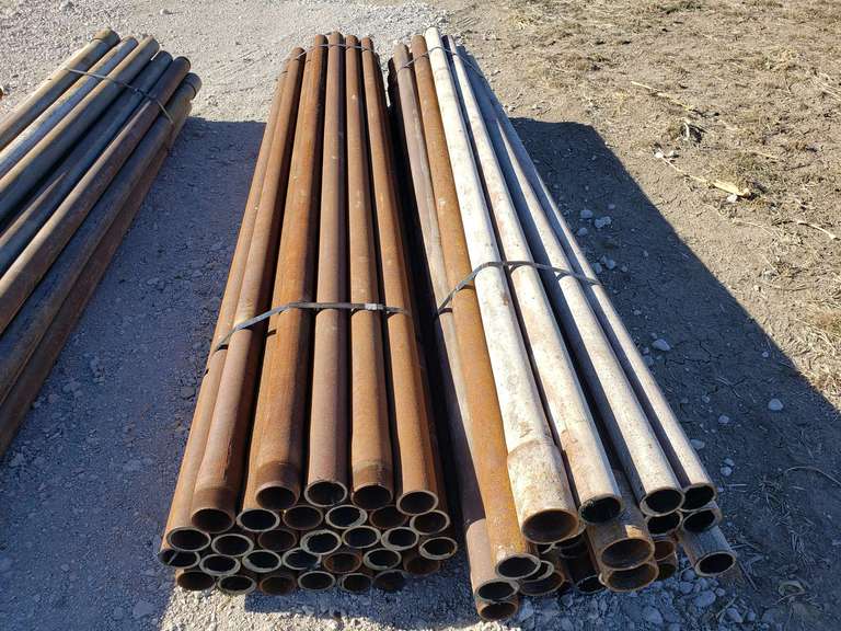 (60) 9 FT x 2 7/8"s Oilfield Pipe Fence Posts Adam Marshall Land