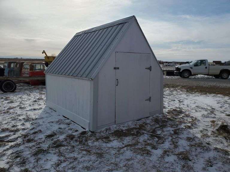 8x10 Homemade Shed Adam Marshall Land & Auction, LLC