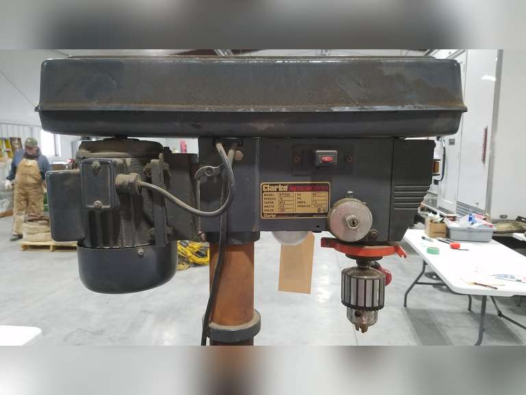 Clarke Metalworker Drill Press - Adam Marshall Land & Auction, LLC