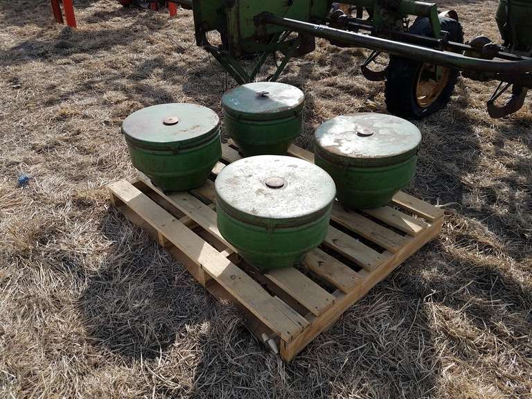 (4) John Deere planter boxes Adam Marshall Land & Auction, LLC
