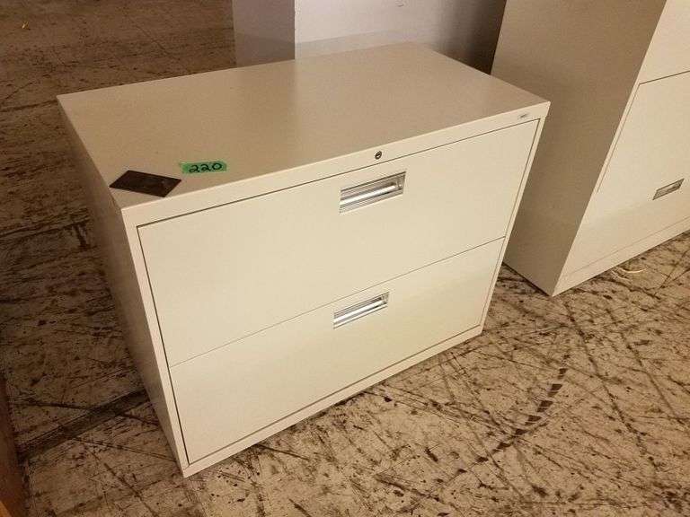 Lateral Filing 2 drawer 36x19x29 Adam Marshall Land & Auction