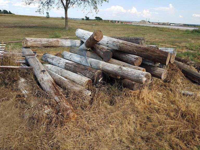 Approximately (40) Used 8FT Posts, Adam Marshall Land & Auction, LLC