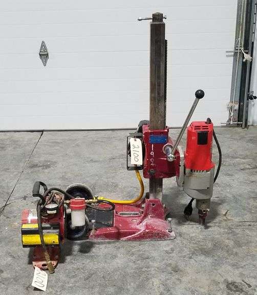 Milwaukee Dymodrill Model 4096 Coring Rig Adam Marshall Land