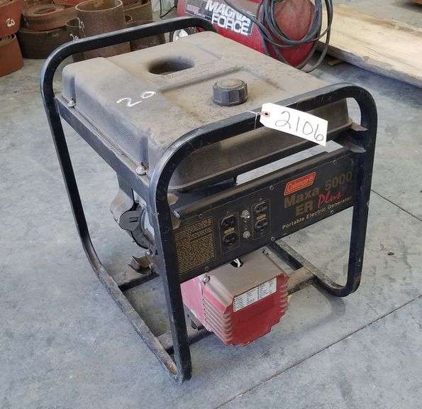 Coleman Maxa 5000 Er Plus Portable Electric Generator - Adam Marshall