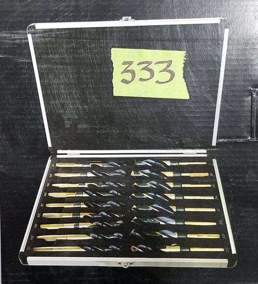 Iron Shark Tools USA B&G S&D Drill Bit Set W/1/2" Shank (17 Pc) NIB