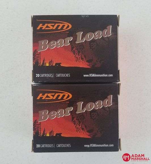 HSM Bear Load 44 Magnum 305 Grain (2 X 20) Adam Marshall Land