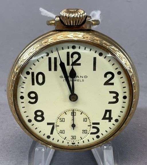 Garland 17 Jewel Pocket Watch Christys