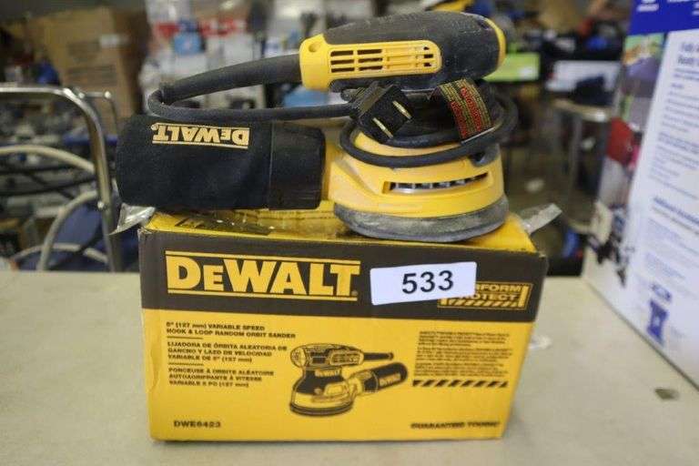 Dewalt Corded Orbital Sander Matthews Auctioneers