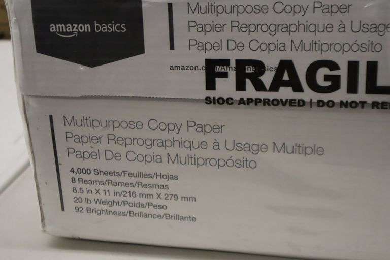5,000 Sheets Copy Paper Matthews Auctioneers