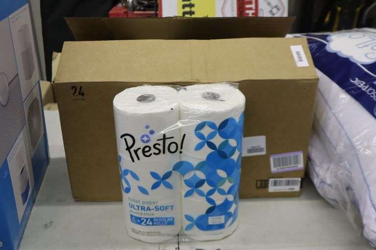 Presto 24 count Toilet Paper Matthews Auctioneers