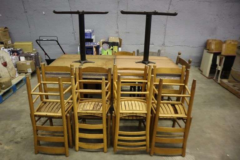 Set of Wooden chairs and tables Matthews Auctioneers