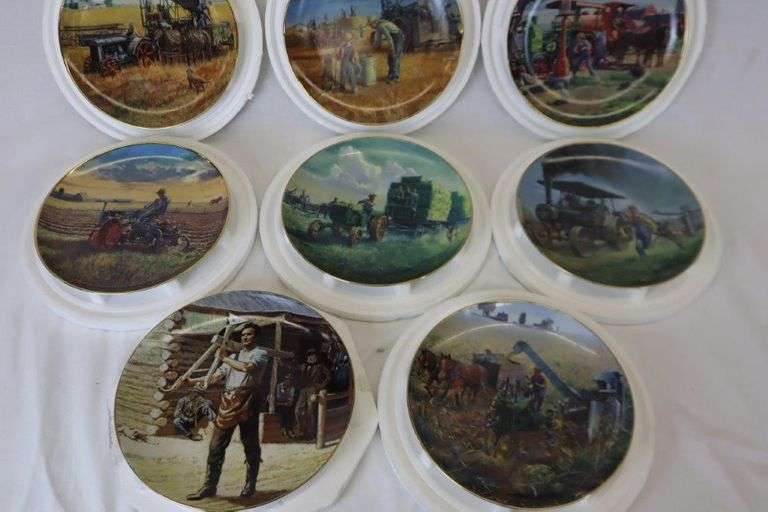 Set of 8 Danbury Mint Collector Plates Matthews Auctioneers