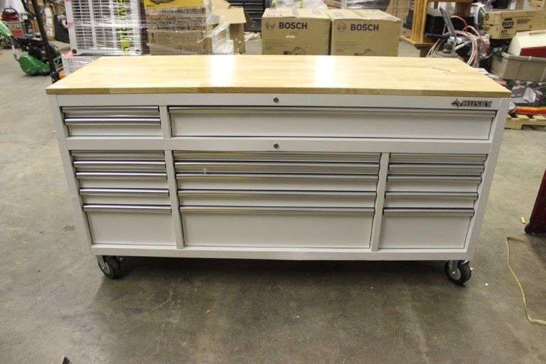 Large Husky Work Bench Matthews Auctioneers
